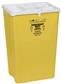 PG-II Flat Sharps Container for Chemotherapy Waste, Yellow, 18 gal., 1/EA 7/CS