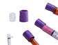 NeoConnect Tamper Evident Tip Caps, Non-Sterile, Purple 1000/cs