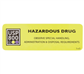 USP <800> Hazardous Drug Warning Label, 1” x 3”, 1000/EA
