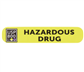 USP <800> Hazardous Drug Warning Label, 5/16” x 1-9/16”, 1000/EA