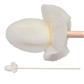 Seamless Foam Covered Cotton Cleanroom Swab with Wood Handle, Non-Sterile, 500/EA 2500/CS