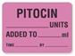Pitocin Labels - FL PINK 400/roll