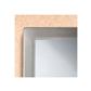 Stainleess Steel Welded-Frame Mirror, 18" x 36" 
